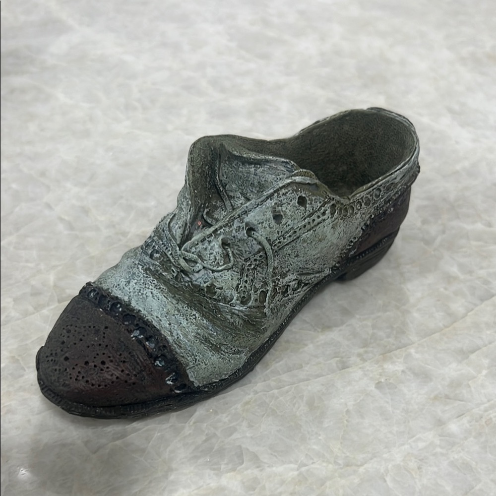 Vintage Popular Imports Inc 1999 Wingtip Shoe Decorative Figurine